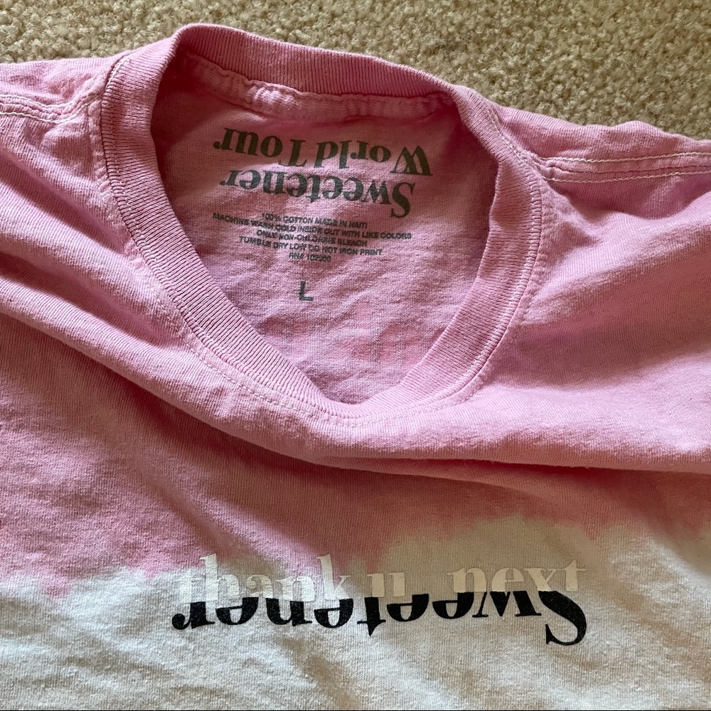 Ariana Grande Sweetner World Tour Shirt